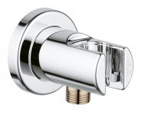 Grohe Relexa Wandanschlussbogen mit Wandbrausehalter, chrom