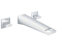 Grohe Allure Brilliant 3-Loch-Waschtisch-Wandbatterie L-Size, Ausladung 21cm, chrom 20629000