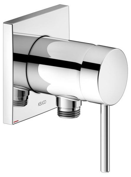 Keuco IXMO Soft Einhebel-Brausemischer mit Schlauchanschluss, Unterputz, Rosette eckig chrom 59552010202