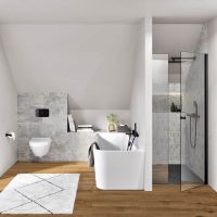 Vorschau: Villeroy&Boch Architectura Wand-Tiefspül-WC, spülrandlos mit TwistFlush[e³], weiß