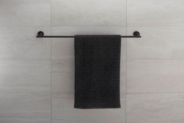 Duravit Starck T Badetuchhalter wandhängend, 80cm, schwarz matt 0099434600