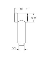 Vorschau: Grohe Rainshower Aqua Bidetbrause, 1 Strahlart, chrom