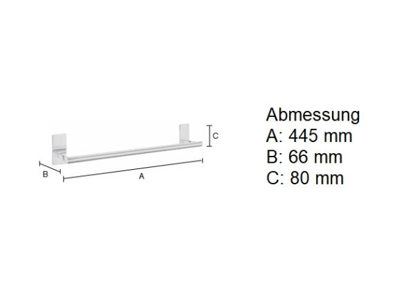 Smedbo Pool Handtuchstange 40cm, chrom