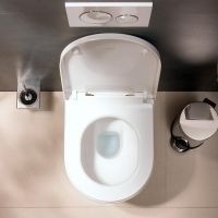 Vorschau: Hansgrohe EluPura Original S Wand WC Set mit AquaChannel Flush und WC-Sitz, weiß