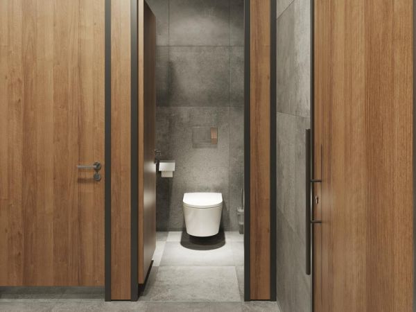 Hansgrohe EluPura Original S Wand WC Set mit AquaChannel Flush und WC-Sitz, weiß