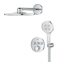 Vorschau: Grohe Grohtherm SmartControl Duschsystem Unterputz mit Rainshower SmartActive 310, chrom 34863000