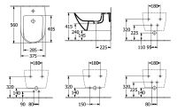 Vorschau: Villeroy&Boch Antao Wand-Bidet, weiß 541100R1