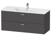 Vorschau: Duravit XBase Badmöbel-Set 123cm mit ME by Starck Waschtisch und Spiegel XB007304949