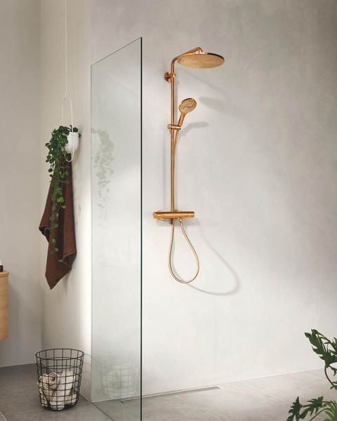 Grohe Rainshower SmartActive 310 Duschsystem mit Thermostatbatterie, rund, wassersparend