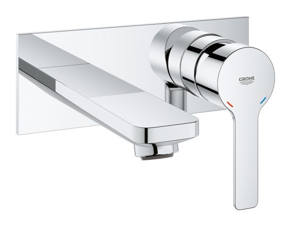 Grohe Lineare 2-Loch-Waschtischbatterie, Ausladung 149mm, wassersparend