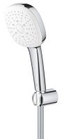 Vorschau: Grohe Tempesta Cube 110 Wandhalterset mit Brauseschlauch 150cm, 3 Strahlarten, 7,4 l/min, chrom