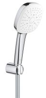 Vorschau: Grohe Tempesta Cube 110 Wandhalterset mit Brauseschlauch 150cm, 3 Strahlarten, 7,4 l/min, chrom 27588003