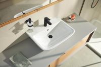 Vorschau: Grohe BauEdge Keramik Waschtisch 60x44,8cm, weiß