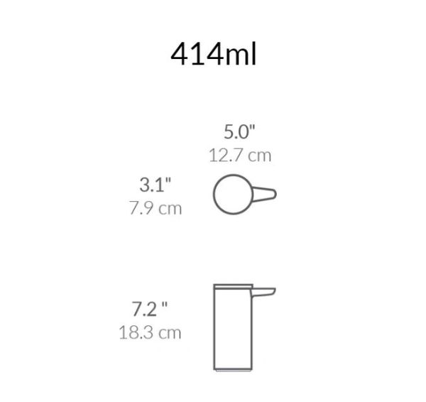 simplehuman Sensorspender 414ml wiederaufladbar, weiß