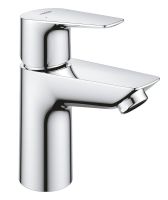 Grohe BauEdge Waschtischarmatur S-Size mit Push-Open Ablaufgarnitur, LowFlow 3,5 l/min, chrom 23896001