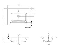 Vorschau: RIHO Spring Dew Waschtisch mit Unterschrank 60x46cm & Spiegelschrank