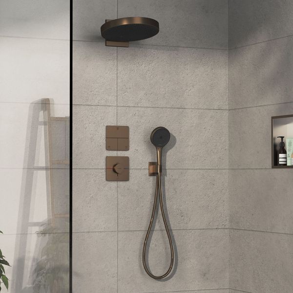 Hansgrohe ShowerSelect Comfort Q Thermostat UP, 1 Verbraucher & zusätzl. Abgang, brushed bronze