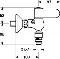 Vorschau: Hansa Hansatempra Brause-Thermostat-Batterie, chrom