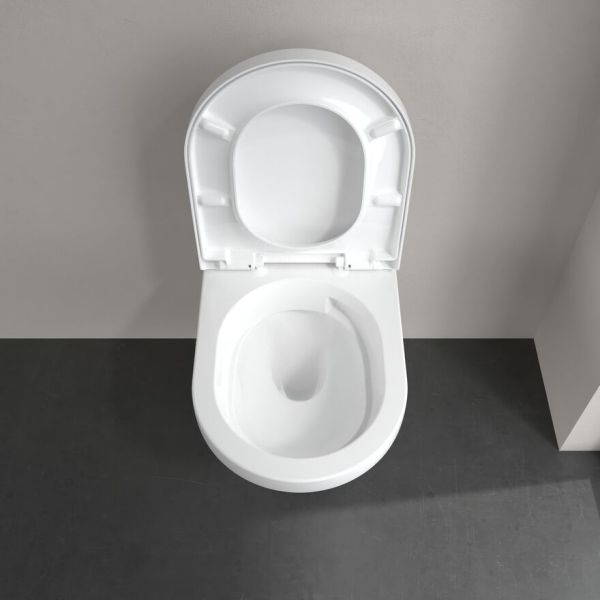 Villeroy&Boch Architectura Wand-Tiefspül-WC, spülrandlos mit TwistFlush[e³], weiß