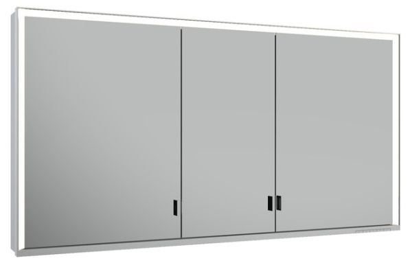 Keuco Royal Lumos Spiegelschrank für Wandvorbau, 3 lange Türen, DALI-steuerbar 140x73,5cm 14306172303