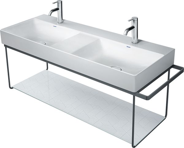 Duravit DuraSquare Metallkonsole Wandhängend zu Waschtisch 235312, schwarz matt