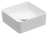 Vorschau: Villeroy&Boch Collaro Aufsatzwaschbecken quadratisch 38x38cm 4A213801