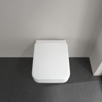 Vorschau: Villeroy&Boch Architectura Wand-Tiefspül-WC, spülrandlos mit TwistFlush[e³], softcube, weiß