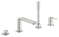 Vorschau: Grohe Lineare 4-Loch Einhand-Wannenkombination, supersteel