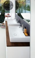 Vorschau: Duravit DuraSquare Waschtisch 60x47cm, mit 1 Hahnloch, geschliffen, weiß