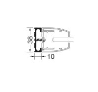 Artweger Stapelprofil 1,0 cm für Artlift, metall hochglanz