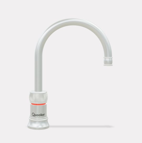 Quooker Classic Nordic Round Single Tap Wasserhahn Edelstahl