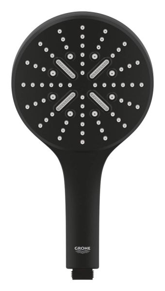 Grohe Rainshower 130 SmartActive Handbrause Ø13cm, 3 Strahlarten, phantom black