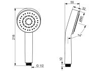 Vorschau: Hansa Hansabasic Handbrause Ø9cm, chrom