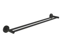 Vorschau: Grohe Essentials Doppel-Badetuchhalter 60cm, matt black 1024732430