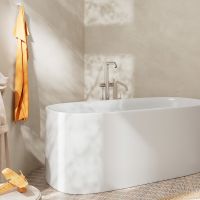 Vorschau: Hansgrohe Tecturis S Einhebel-Wannenmischer bodenstehend, chrom, 73440000