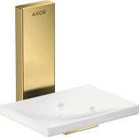 Axor Universal Rectangular Seifenschale, polished gold optic 42605990