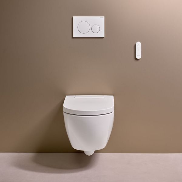 Geberit AquaClean Alba Wand-Dusch-WC Komplettanlage, weiß KeraTect 146350011