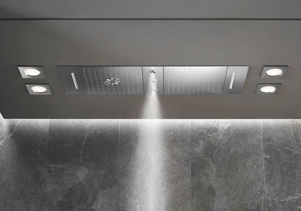 Grohe Rainshower Aqua Deckenbrause Abdeckung für 3 Strahlbildner, chrom