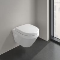 Villeroy&Boch Architectura Wand-Tiefspül-WC Compact, spülrandlos, TwistFlush[e³], weiß 4687C001