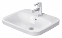 Vorschau: Duravit DuraStyle Einbauwaschtisch 56x45,5cm mit 1 Hahnloch, mit Überlauf, weiß 0374560000