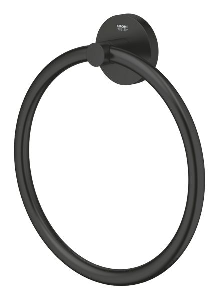 Grohe Start Handtuchring, schwarz matt 411742430