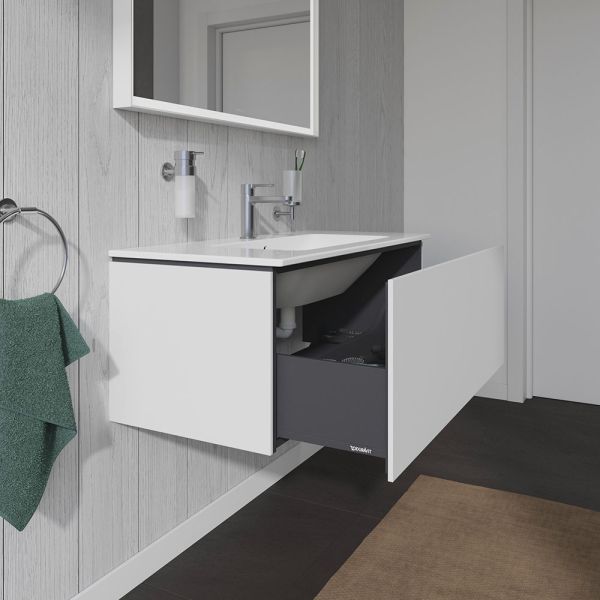 Duravit L-Cube Waschtischunterschrank wandhängend 102x48cm mit 1 Schublade für ME by Starck 233610