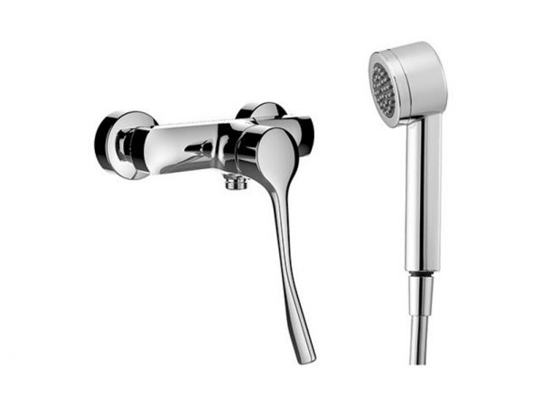 Laufen Liberty Pro Einhand-Duschenmischer mit Zubehör, chrom H3319570041381