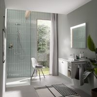 Vorschau: Duravit ME by Starck Waschtisch 83x49cm, mit Überlauf, mit Wondergliss, weiß 23458300001