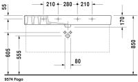 Vorschau: Duravit Vero Waschtisch rechteckig 125x49cm, mit 1 Hahnloch und Überlauf, WonderGliss, weiß 03291200001