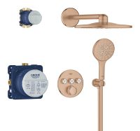 Vorschau: Grohe Grohtherm SmartControl Duschsystem Unterputz mit Rainshower SmartActive 310