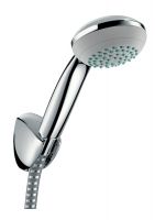 Hansgrohe Crometta 85 Mono Handbrause/ Porter'C Brausehalter Set 1,60m, chrom