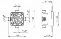 Vorschau: Avenarius Universal AV-Box UP-Einbaukörper DN15