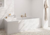 Vorschau: Hansgrohe Tecturis E 3-Loch Einhebel-Wannenrandmischer mit sBox, brushed bronze