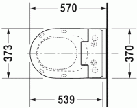 Vorschau: Duravit Dusch-WC KOMPLETTSET SensoWash Slim inkl. Geberit Montageelement und Betätigungsplatte, weiß